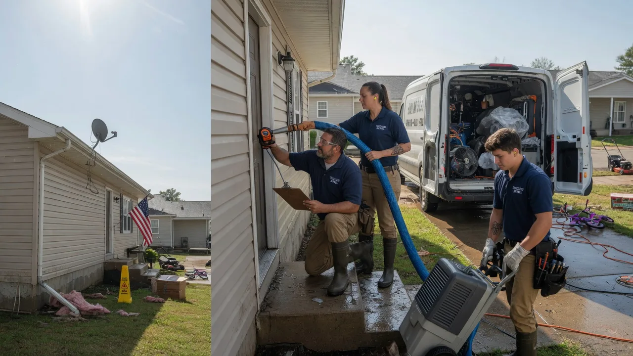 Ceiling Water Damage Restoration in Saint Marys, OH near me